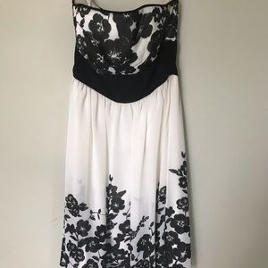White House Black Market strapless cocktail dress